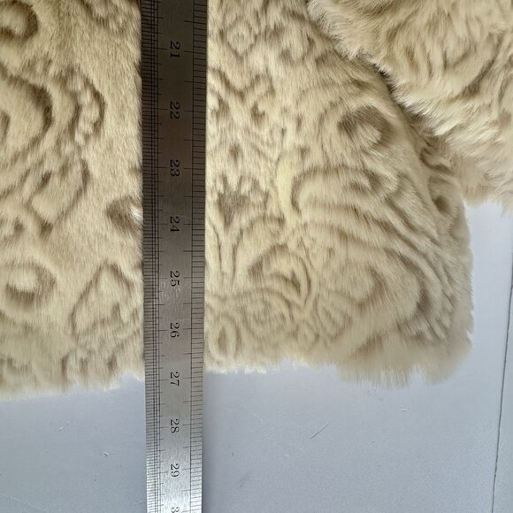 COLDWATER CREEK Coat Penny Lane Jacket Tan Faux Suede & Shearling Sz L? Sherpa - Picture 8 of 8